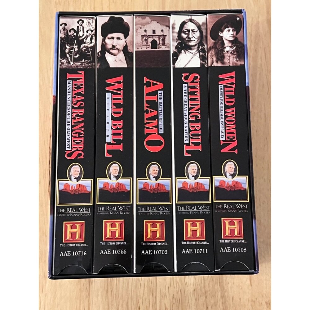 The Best Of The Real West 1993-1994 VHS Western Series Kenny Rogers Pre-Owned